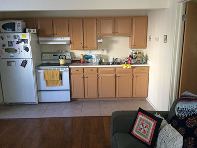 Niwot Rentals Unit 7 Kitchen and Livingroom
